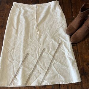 Richard Malcolm size 14 Irish linen skirt